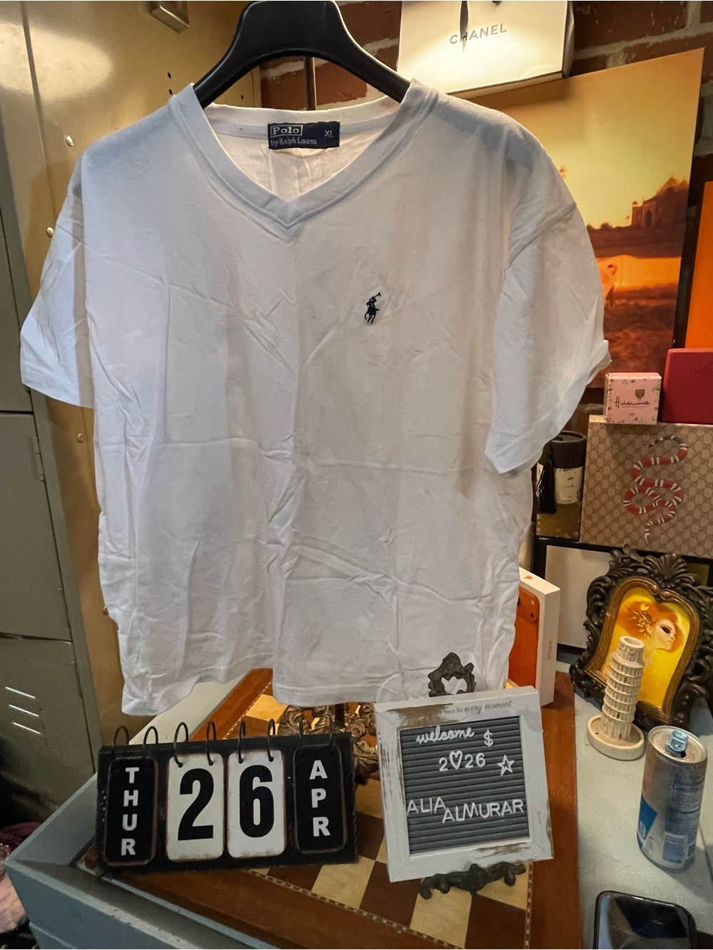 Polo v kneck t shirt